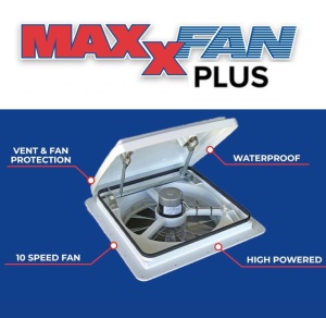 Trapa 40×40 cu ventilator 12V MaxxFan Plus - Img 3