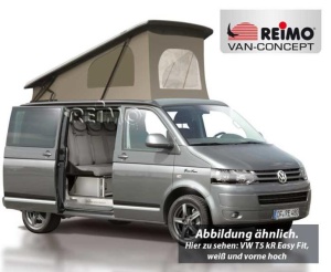 Acoperis de dormit EasyFit VW T5 T6 T6.1 LR - inalt in fata cu blocare de siguranta