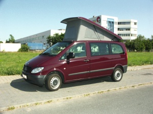 Acoperis de dormit super plat Mercedes Vito Viano compact din anul de constructie 04 2004 - inalt in fata