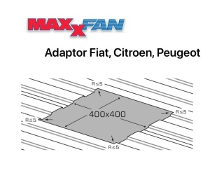 Adaptor trapa 40×40 MaxxFan pt van Ducato, Jumper, Boxer - Img 6