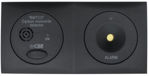 Alarmă de gaz CBE BMTCO, detector de monoxid de carbon, 12V Culoare gri ardezie, 119x60mm, 85 dB