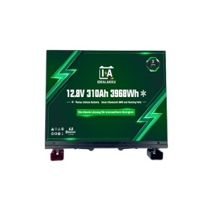Baterie litiu Idealakku SERIA IA 310Ah 12V LiFePO4 BMS inteligent pentru sub șa, Bluetooth, cu încălzire