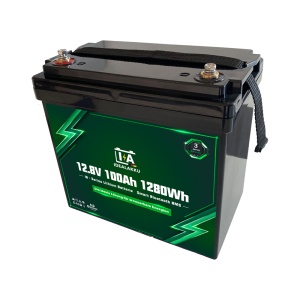 Baterie litiu LiFePO4 12V 100Ah MINI Smart BMS cu Bluetooth