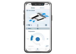 Breezonic Slim Plus HP cu 2200 W - Alb NOU Aparate de aer condiționat compacte de acoperiș cu funcție de pompă de căldură și tehnologie inverter - Img 2