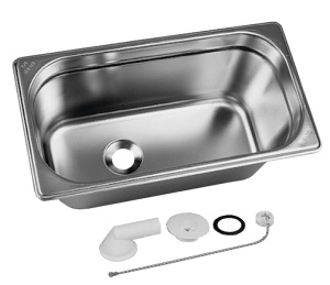 Chiuveta inox 325x176mm