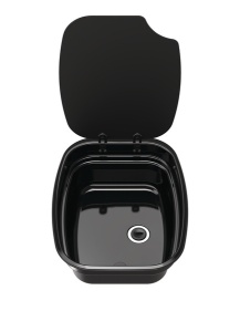 Chiuveta smalt dreptunghiulara W360 x D470mm 9,5 litri negru