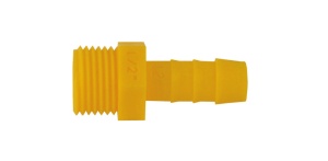 Conector direct pentru furtun de 10 mm 3 8 alb galben/PER BUCATA