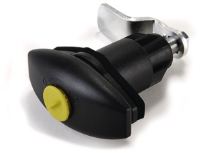 Dispozitiv de inchidere cu rotire Olive S 78mm fara cilindru negru