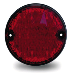 Far de frana cu LED 12V, 3 3 0, 3W IP67 500 mm cablu rosu