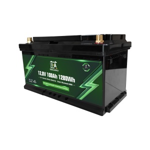 Idealakku Baterie litiu seria IA LiFePO4 12V 100Ah BMS inteligent cu Bluetooth Baterie pentru rulotă sub scaun - Img 5