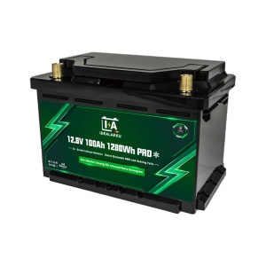 Idealakku Baterie litiu seria IA LiFePO4 12V 100Ah MINI PRO BMS inteligent cu Bluetooth Baterie pentru rulotă sub scaun cu încălzire - Img 6