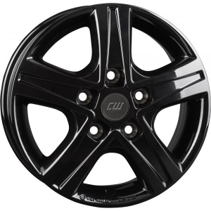 Janta din aluminiu Korbet, 6x15 , negru lucios, pentru Fiat Ducato X250 X290