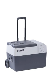 Lada Frigorifica Portabila cu Compresor, RONIC FCR-40A, 40 litri, functie Bluetooth + Baterie