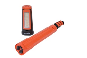 Lanterna/Proiector solar LED, stand tripod aluminiu extensibil 2.1 metri, RONIC CY300 - Img 2