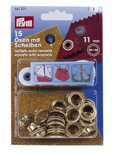 Ochiuri din alama cu saibe - 11 mm