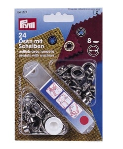 Ochiuri si saibe 8mm, 24 buc.