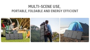 Panou solar portabil YT60, 60W, Pliabil in 4 bucati, IP67 - Img 3