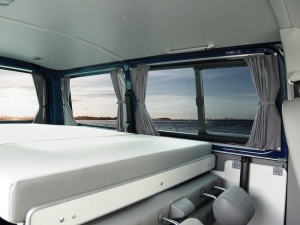 Perdele interior crem negru pentru Renault Trafic