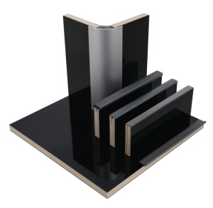 Placa de mobilier negru lucios - laminat HPL PRODUSUL SE RIDICA DOAR DE LA SEDIU