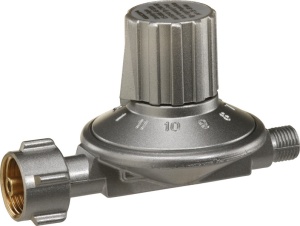 Reductor de presiune cu 11 niveluri - 50 mbar Regulator reglabil de presiune a gazului pentru incalzirea frigaruilor etc.