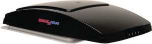 Trapa de acoperis cu ventilator MaxxFan negru