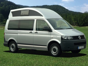Acoperis inalt Sportline pentru VW T6.1 T6 T5 ampatament scurt , alb