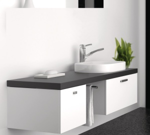 Baterie monocomanda seria Capri - crom , 170mm