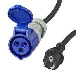 Cablu adaptor 40cm 3x1,5mm ² de la priza Schuko la CEE - Img 5