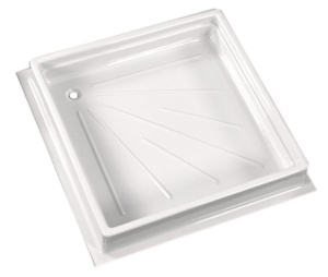 Cadita de dus, 680x680x102 mm, culoare alb