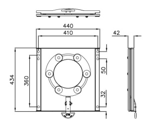 Consola pivotanta pentru Ducato tip 250 290 si modele identice - partea sofer si pasager - Img 3