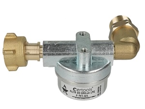 FILTRU GAZ CERTOOLS F-701-W1 PT. BUTELIE GRATAR CAMPING (CU COT LA 90 GRADE PE STANGA) - Img 2