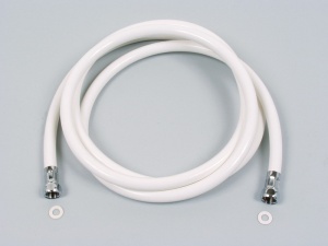 Furtun de dus alb 1,5 m, 3 8 x 1 2