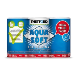 Hartie igienica Aqua Soft pachet de 6 buc