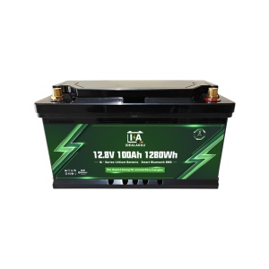 Idealakku Baterie litiu seria IA LiFePO4 12V 100Ah BMS inteligent cu Bluetooth Baterie pentru rulotă sub scaun - Img 2