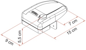 Incuietoare usi Safe Door Frame, set de 3 alb - Img 3