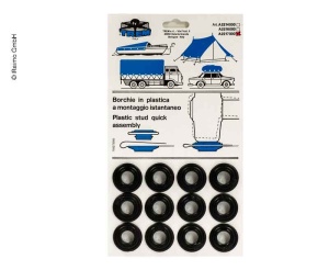 Ochiuri din plastic 15 mm, 12 buc