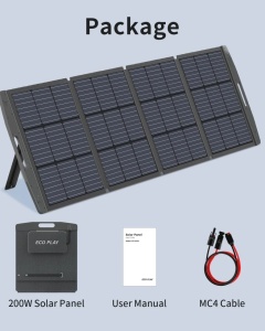 Panou solar portabil EP200, 200W, Pliabil in 4 bucati, IP67 - Img 5