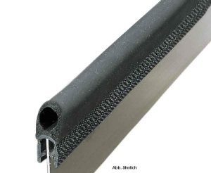 Profil de etanșare cu cordon de etanșare de 17 mm, cordon de 30°/ PRET PE METRU LINIAR