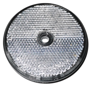 Reflector rotund alb