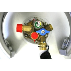Rezervor GPL reincarcabil, din aluminiu cu multivalva si indicator umplere, 27 22l - Img 3