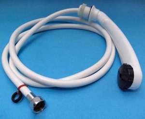 Robinet dus extensibil alb