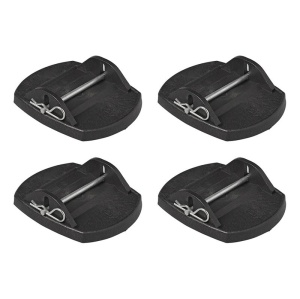 Set 4 bucati placi de sprijin rulota negru