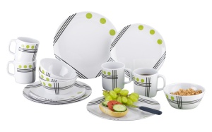 Set vesela melaminata buline 16 buc