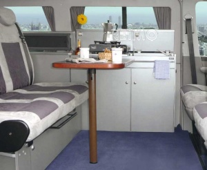 Sistem de masa pentru VW T6 5 4 Weekender si CityVan. Ardezie de decor - Img 2