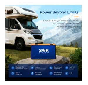 ACUMULATOR LIFEPO4 12.8V/314AH, SOK SK12V314PH, CU BLUETOOTH SI AUTO-INCALZIRE, COMUNICARE CAN CU SISTEME VICTRON - Img 4