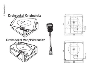 Adaptor frana de mana pentru baza sigura VW T5 59647
