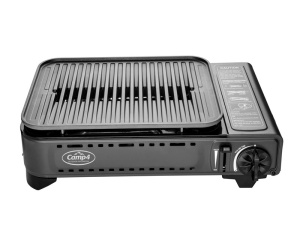 Aragaz cu cartuș de gaz cu dispozitiv de siguranță la aprindere Gourmet Grill Placă de grătar detașabilă și cu înveliș antiaderent