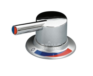 Baterie monocomanda Trend A comutator crom 12mm UniQuick + pentru apa calda rece