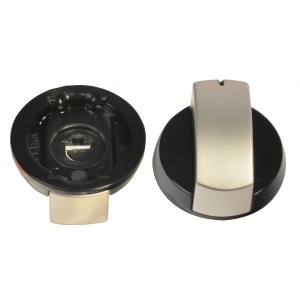 Buton de control, argintiu, pentru plita Dometic