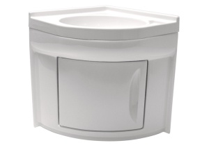 Chiuveta de colt 418x418x510 mm + dulap